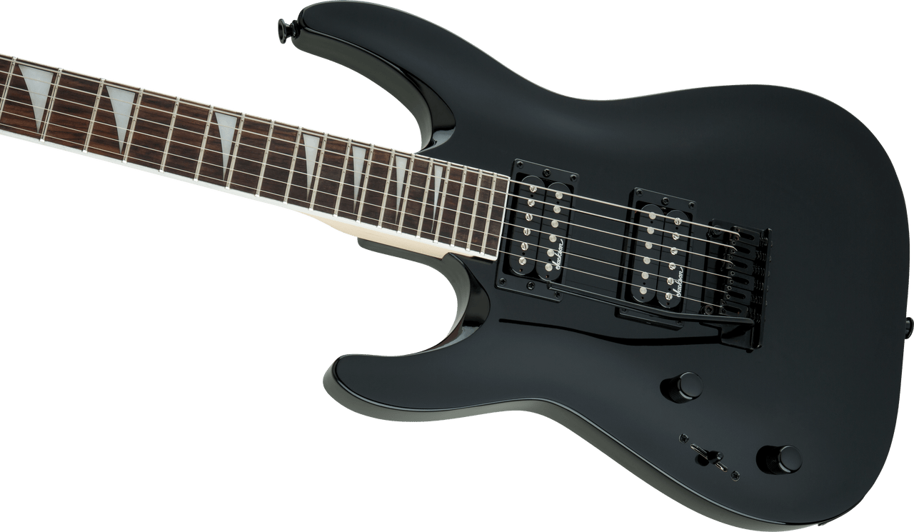 Jackson JS Series Dinky Arch Top JS22 DKA LH - Amaranth Fingerboard - Gloss Black | Musician Madness