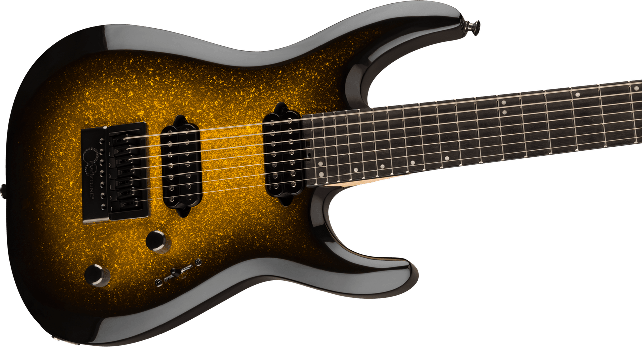 Jackson Pro Plus Series DK Modern EVTN7 - Ebony Fingerboard - Gold Sparkle | Musician Madness