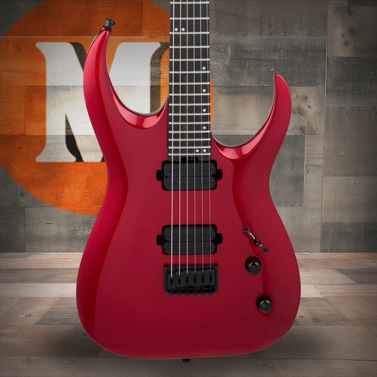 Jackson Pro Series Signature Misha Mansoor Juggernaut HT6 - Ebony Fingerboard - Red Crystal | Musician Madness