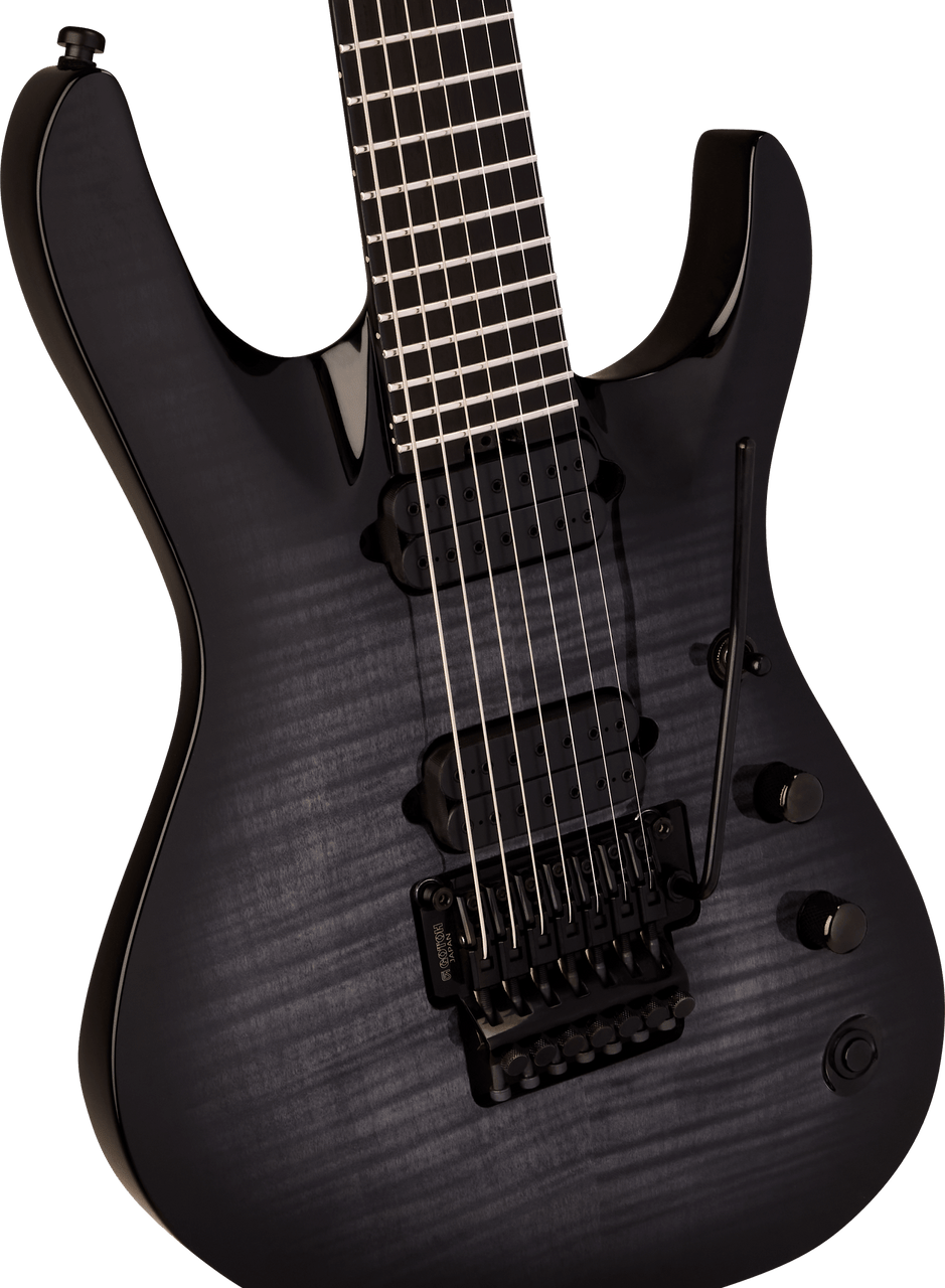 Jackson Pro Plus Signature Chris Broderick Soloist 7 - Ebony Fingerboard - Transparent Black | Musician Madness