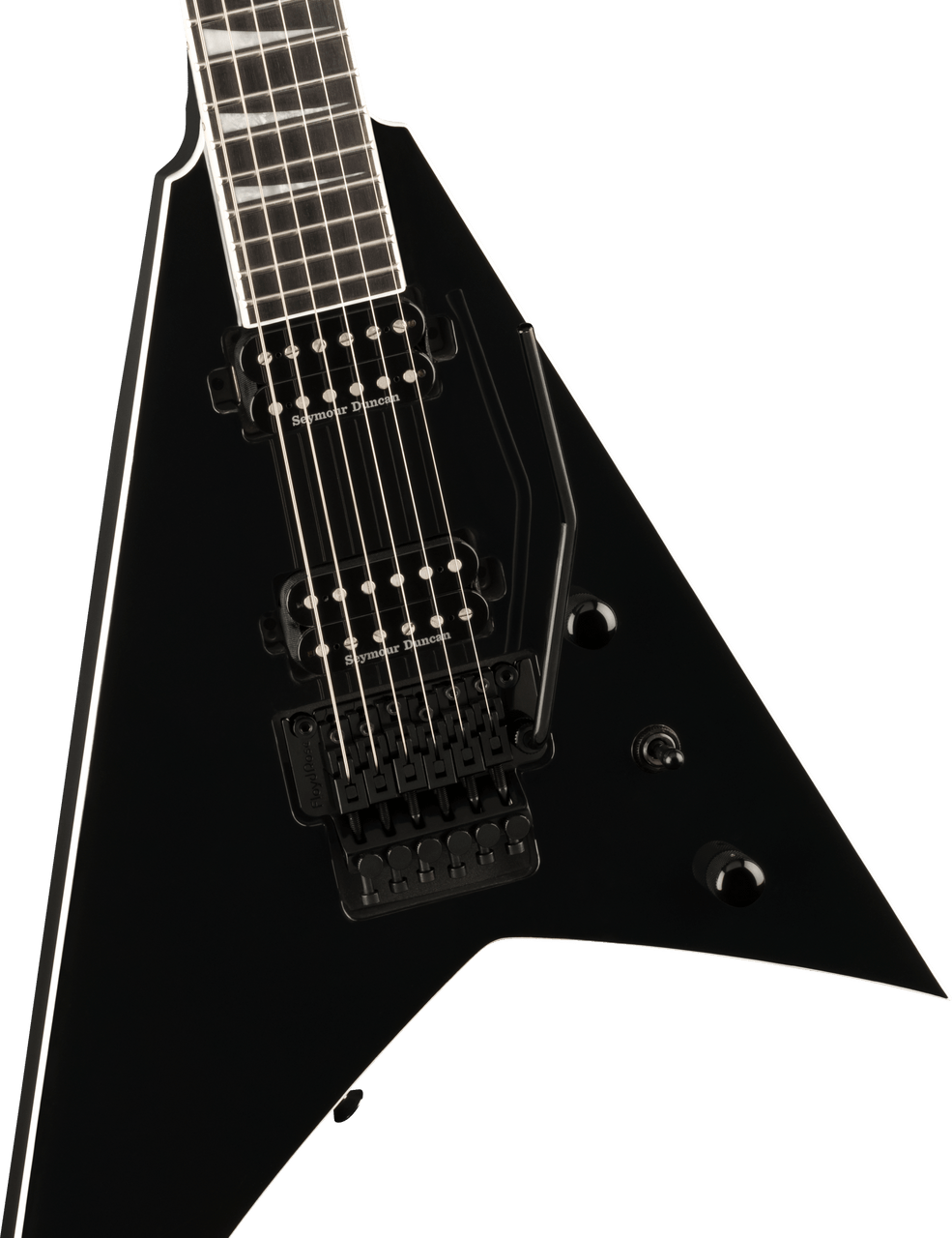 Jackson Pro Plus Series Rhoads RR24 - Ebony Fingerboard - Deep Black | Musician Madness