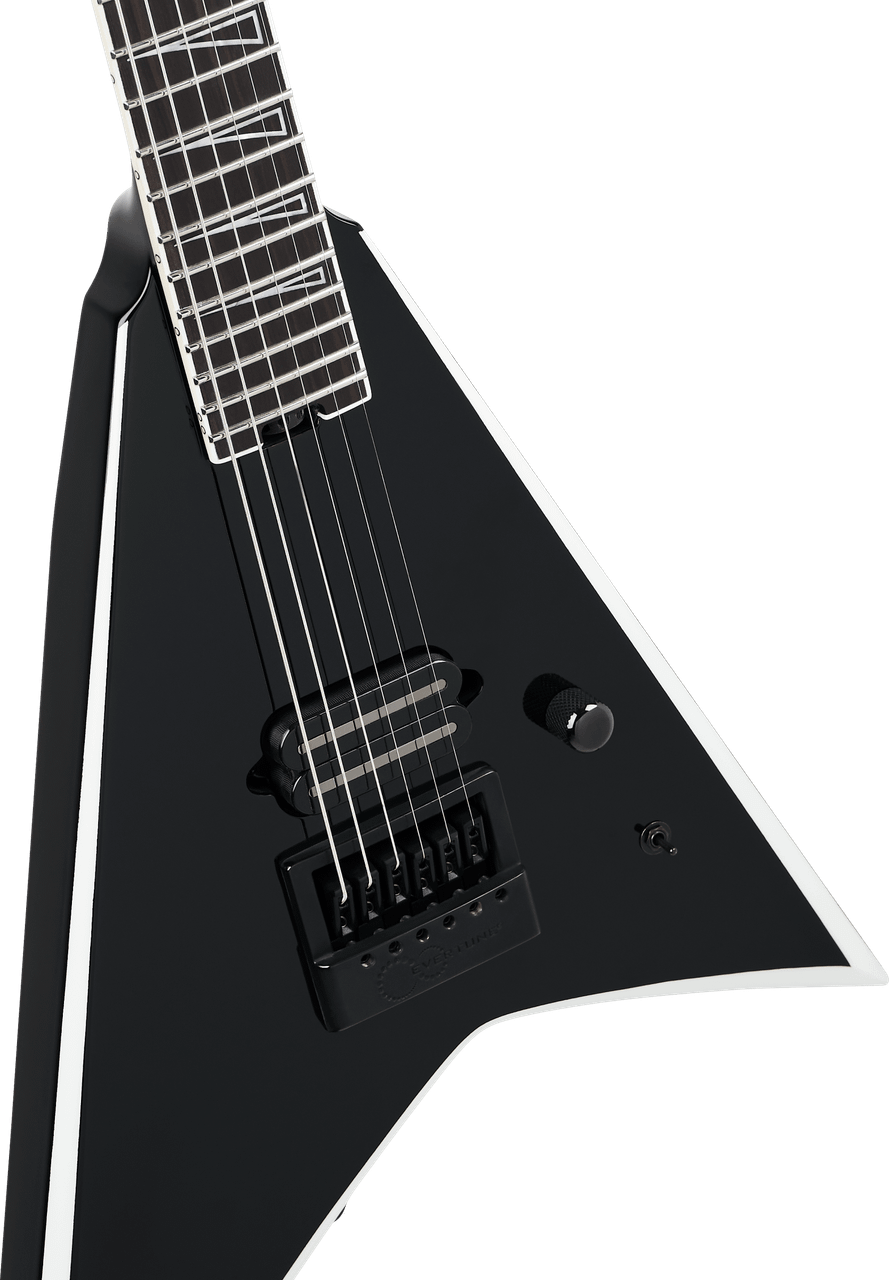 Jackson Pro Plus Series Signature Christian Andreu Rhoads RR24 EVTN - Ebony Fingerboard - Black with White Bevels | Musician Madness