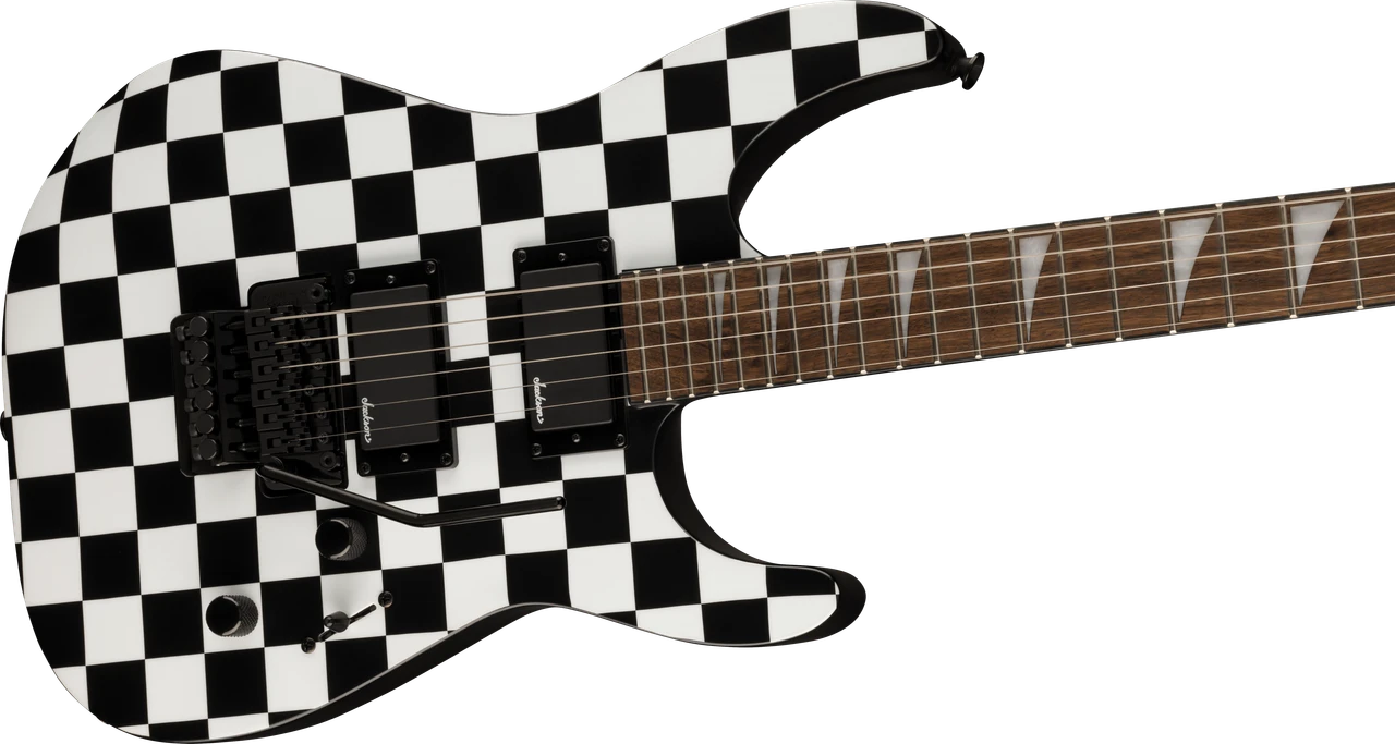 Jackson X Series Soloist SLX DX Graphic Srs - Laurel Fingerboard - Checkered Past | Musician Madness