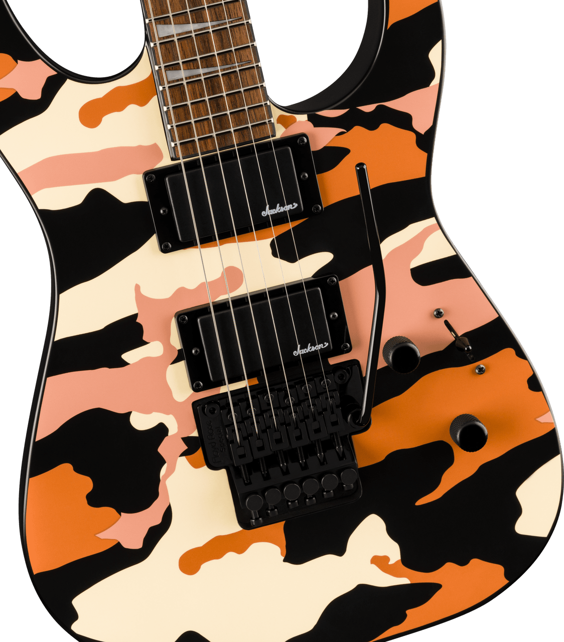 Jackson X Series Soloist SLX DX Camo - Laurel Fingerboard - Butterscotch Camo | Musician Madness