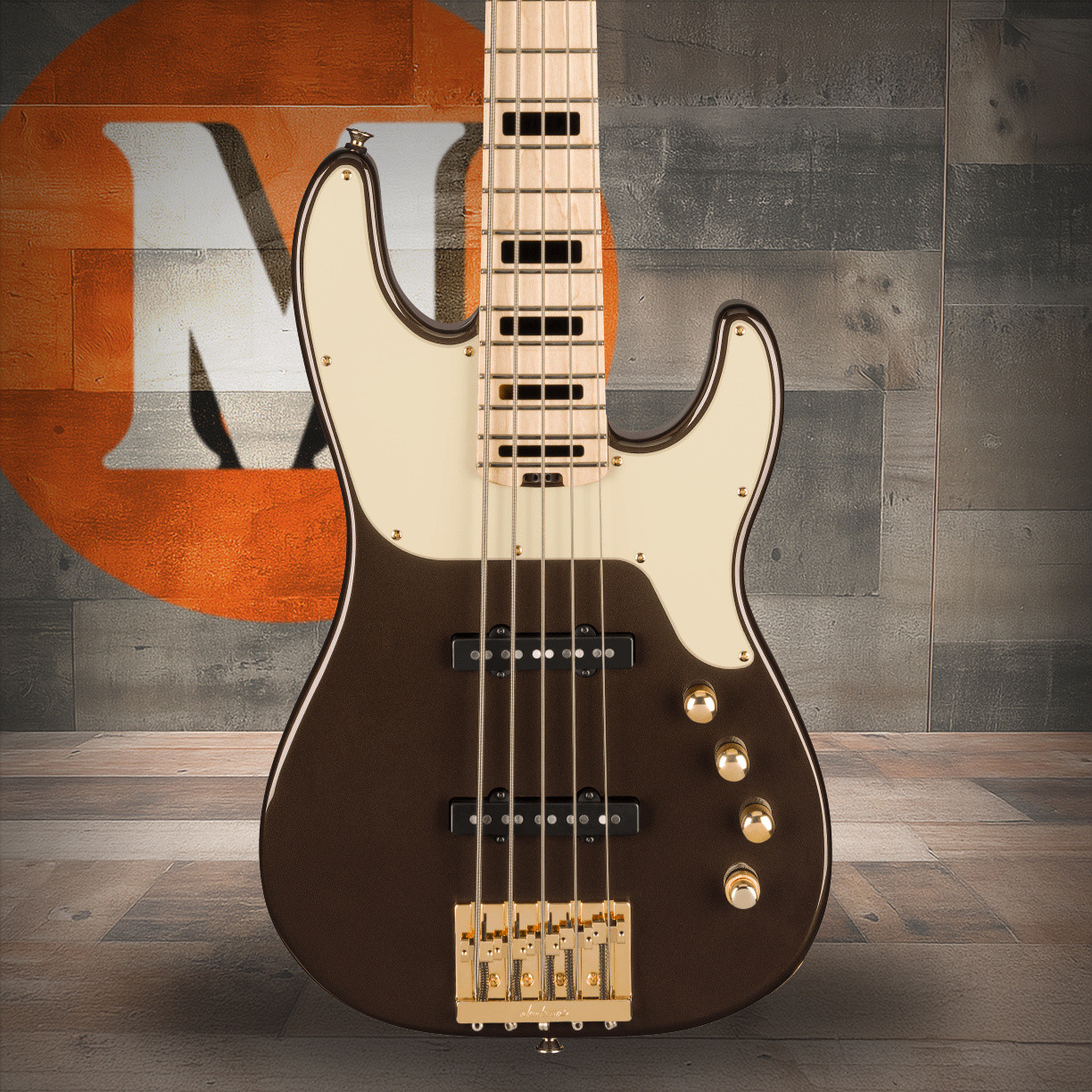 Jackson Adam Blackstone "Gladys" Jackson Pro Series Signature Concert Bass - Maple Fingerboard - Black Stone | Musician Madness