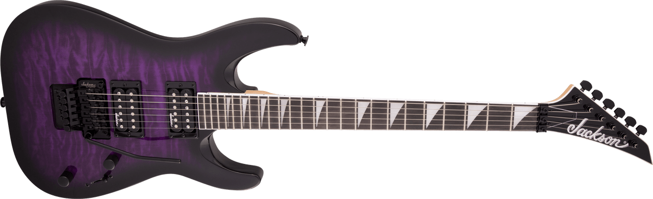 Jackson JS Series Dinky Arch Top JS32Q DKA - Amaranth Fingerboard - Transparent Purple Burst | Musician Madness