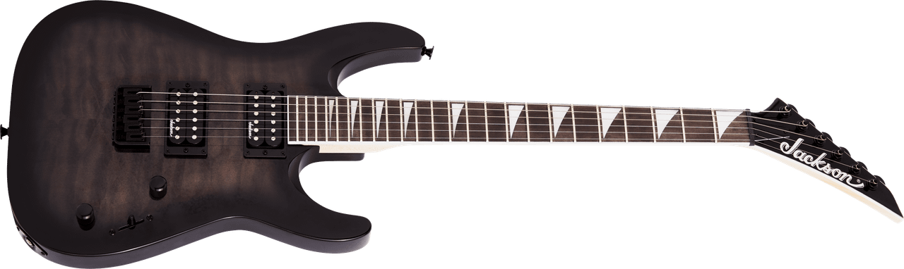 Jackson JS Series Dinky Arch Top JS32Q DKA HT - Amaranth Fingerboard - Transparent Black Burst | Musician Madness