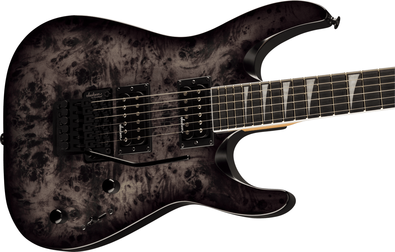 Jackson JS Series Dinky JS32 DKAP - Amaranth Fingerboard - Transparent Black | Musician Madness