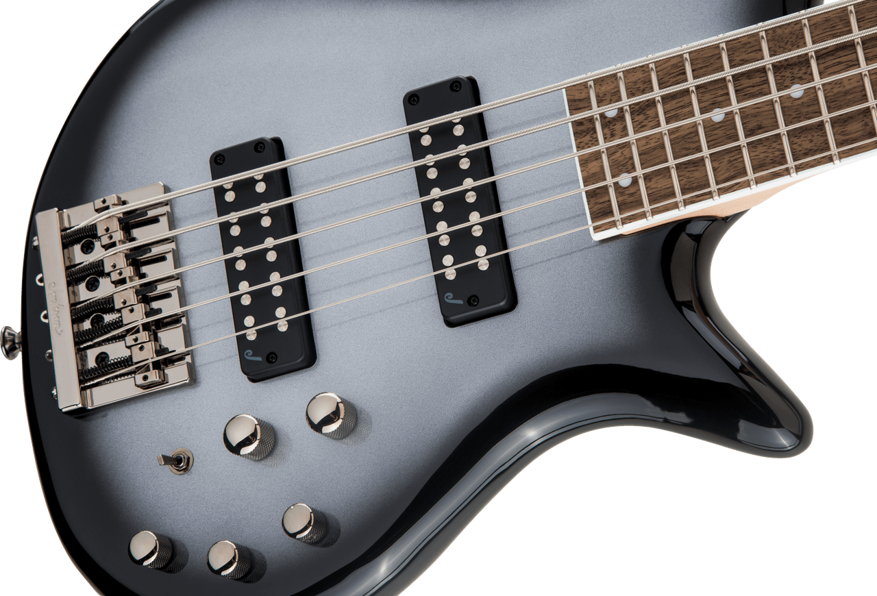 Jackson JS Series Spectra Bass JS3V - Laurel Fingerboard - Silverburst | Musician Madness