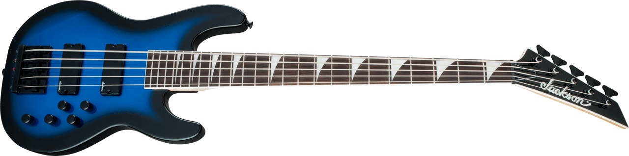 Jackson JS Series Concert Bass JS3V - Amaranth Fingerboard - Metallic Blue Burst | Musician Madness