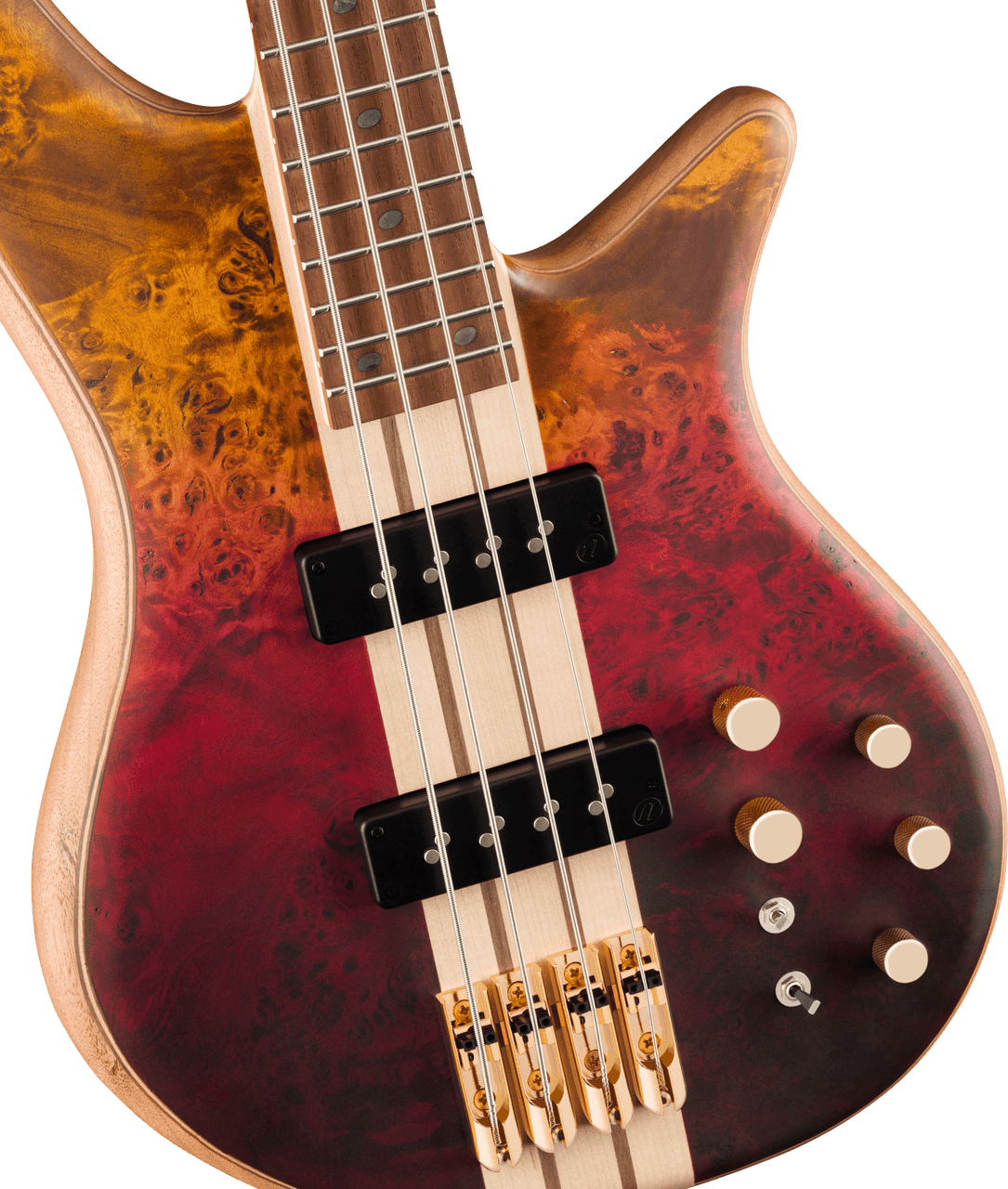 Jackson Pro Series Spectra Bass SBP IV - Caramelized Jatoba Fingerboard - Firestorm Fade | Musician Madness