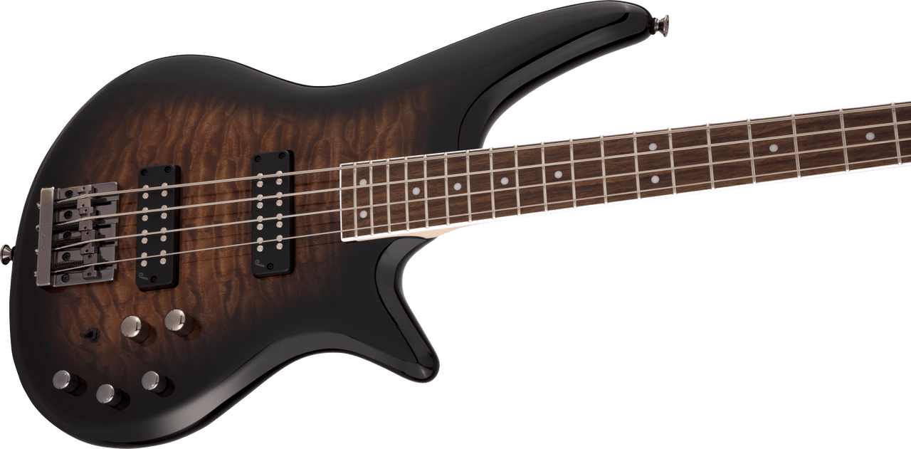 Jackson JS Series Spectra Bass JS3Q - Laurel Fingerboard - Dark Sunburst | Musician Madness