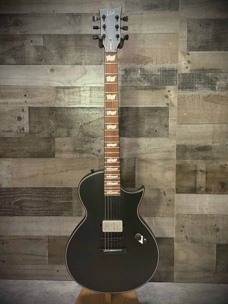 LTD EC-201 Electric Guitar - Satin Black (LEC201BLKS) | Musician Madness