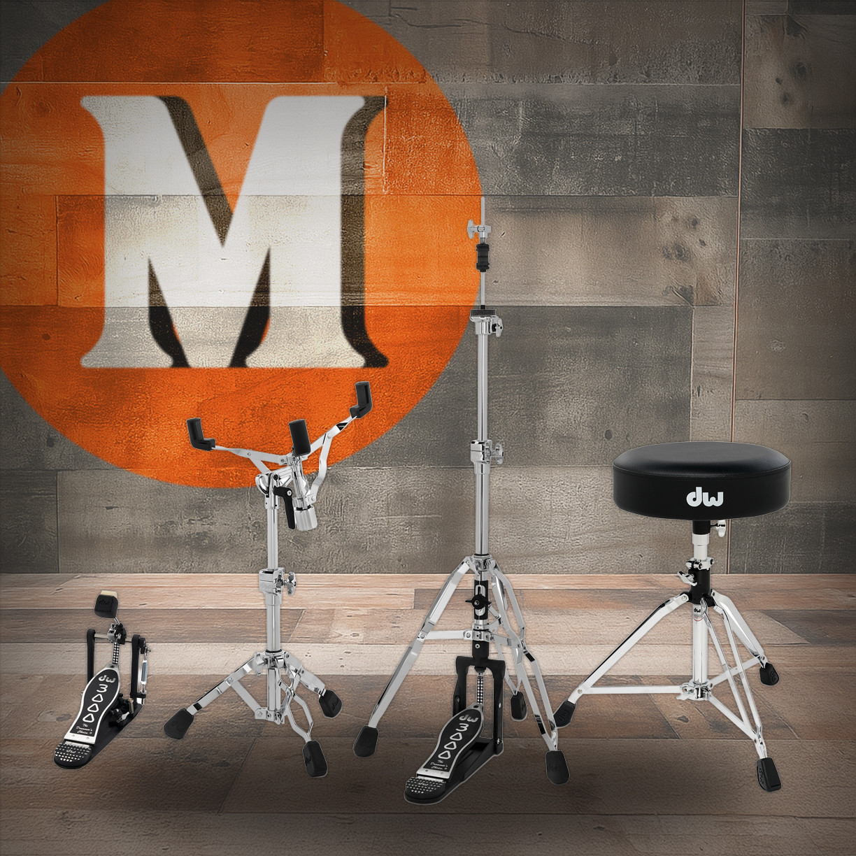 DW 3000 4-Piece Hardware Pack w/3000A, 3100, 3300A, 3500A (DWCP3000PKA7) (DWCP3000PKA8) | Musician Madness
