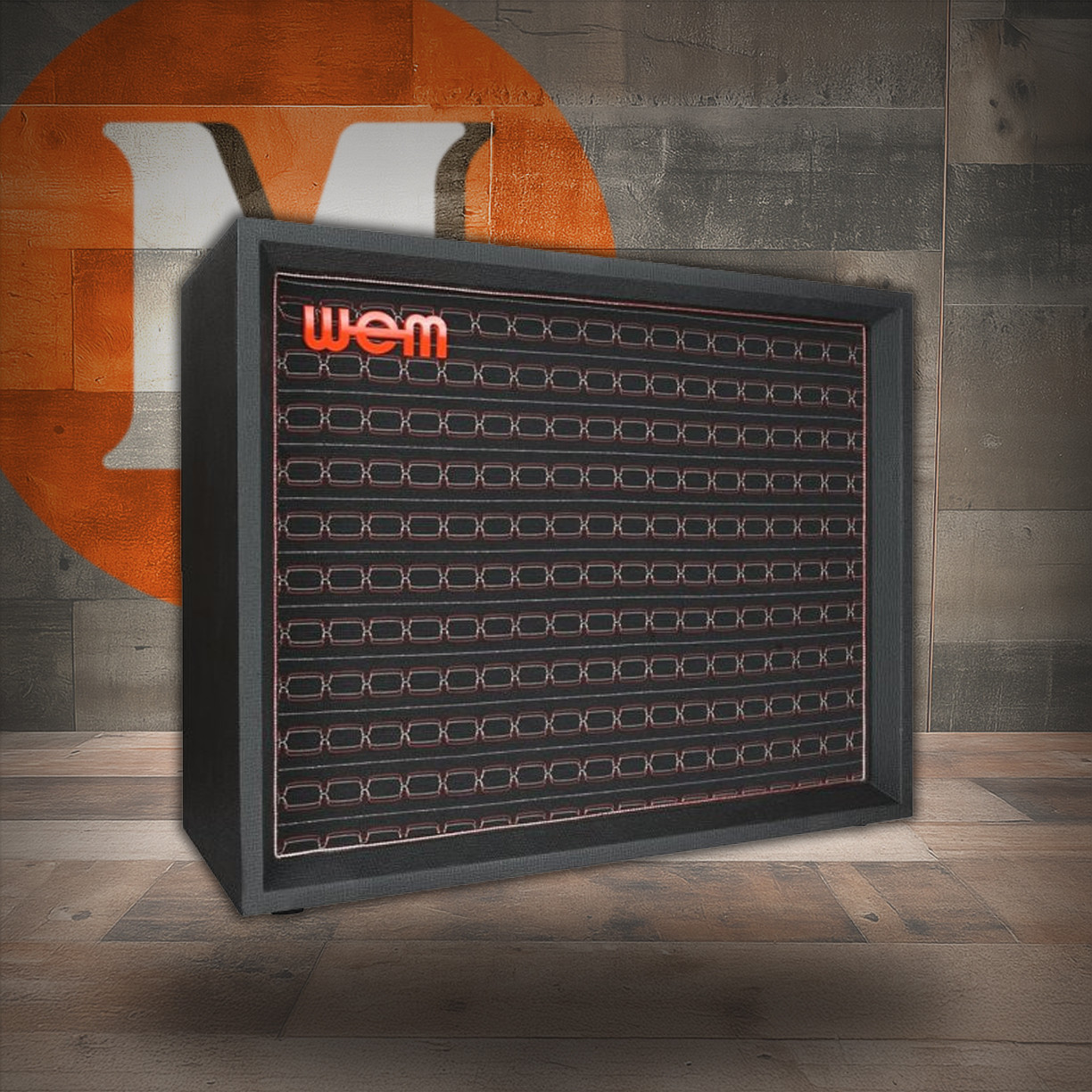WEM Custom Starfinder 1967 212F - Custom Speaker Cab w/ 2x12" Fane Speakers. F75 (WEM212-150-U) | Musician Madness