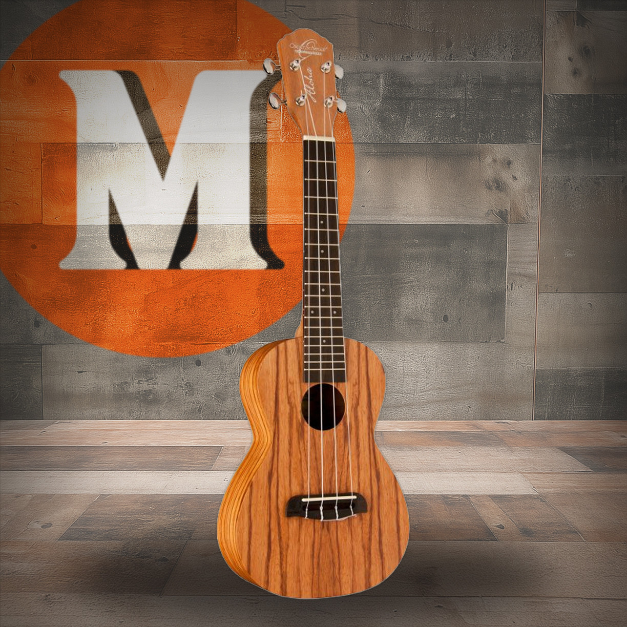 Oscar Schmidt OU320-A Concert Ukulele. Zebra Wood Mahogany (OU320-A-U) | Musician Madness