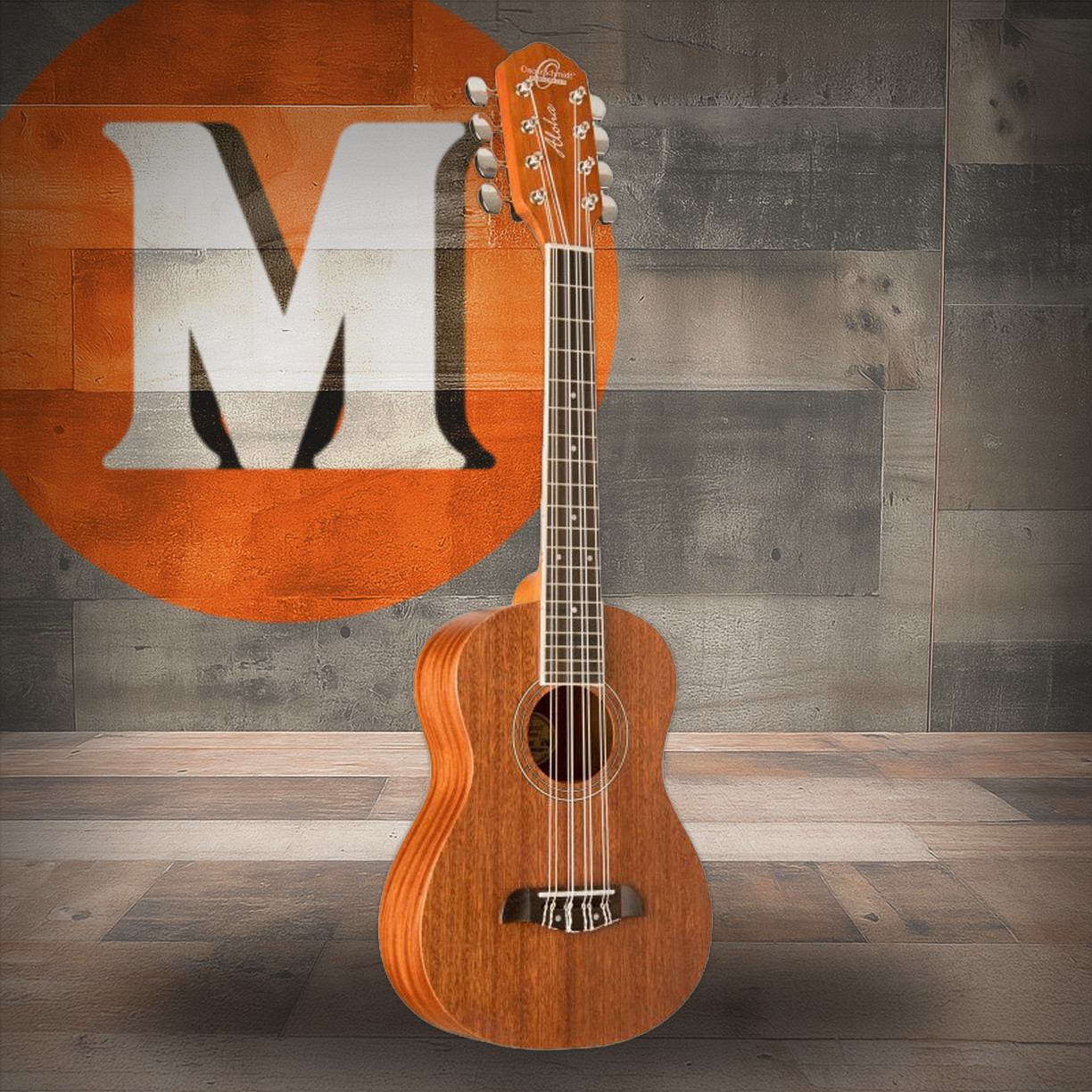 Oscar Schmidt OU28T (8 String) Tenor Ukulele - Natural Mahogany (OU28T-A-U)