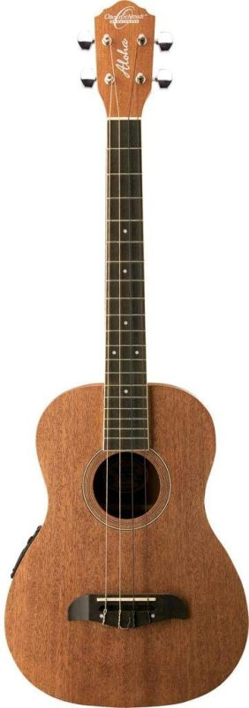 Oscar Schmidt OU52E-A Baritone Ukulele W/Pre Amp. Natural Mahogany (OU52E-A-U) | Musician Madness