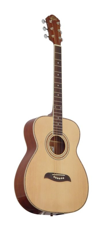 Oscar Schmidt OF2-A Folk Acoustic Guitar. Natural Spruce (OF2-A-U) | Musician Madness