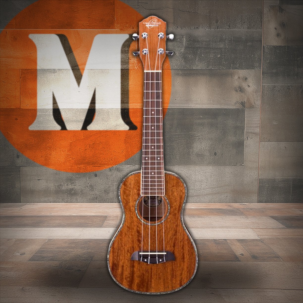 Oscar Schmidt OU6W-R Tenor Ukulele. Natural Koa (OU6WK-A-U) | Musician Madness