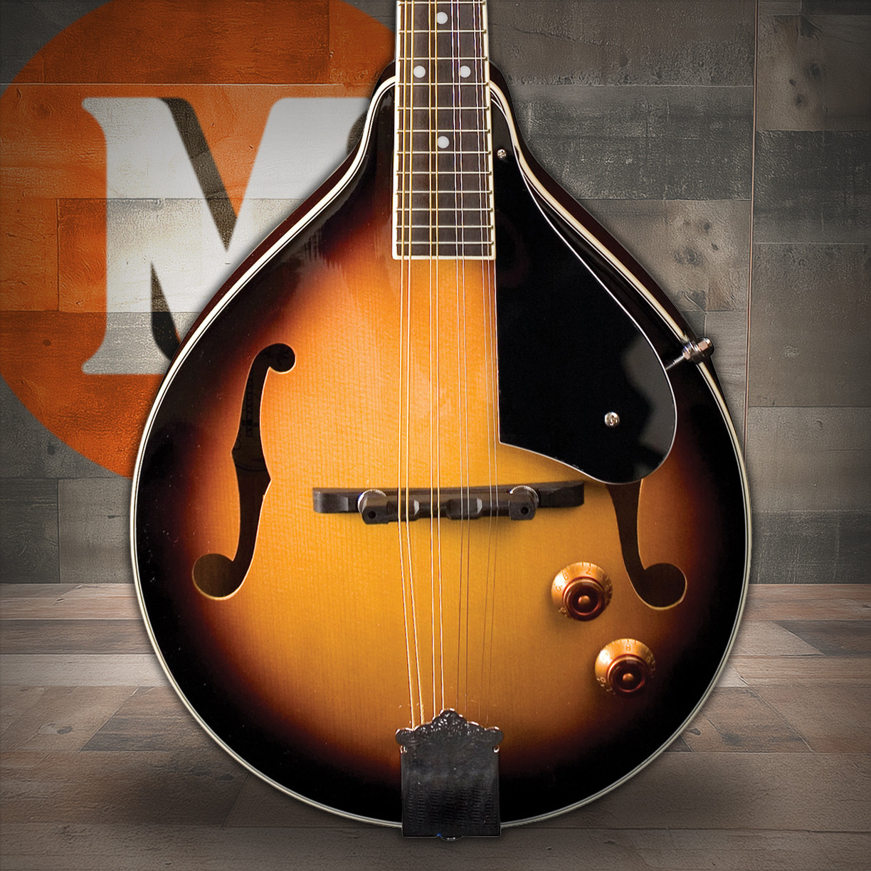 Oscar Schmidt OM10ETS-O Bluegrass Mandolin W/Pre Amp. Tobacco Sunburst (OM10ETS-A-U) | Musician Madness