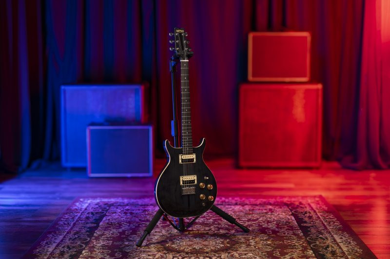 Washburn H10TB Wing Series Hawk Electric Guitar. Trans Black (H10TB-U) | Musician Madness