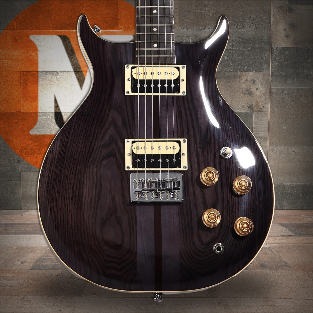 Washburn H10TB Wing Series Hawk Electric Guitar. Trans Black (H10TB-U) | Musician Madness