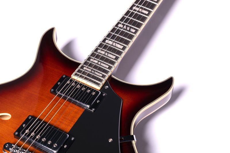 Washburn SH35TS Wing Series Semi Hollow Electric Guitar. Tobacco Sunburst (SH35TS-U) | Musician Madness