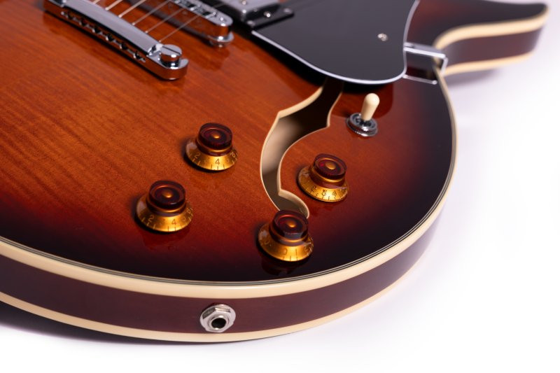 Washburn SH35TS Wing Series Semi Hollow Electric Guitar. Tobacco Sunburst (SH35TS-U) | Musician Madness