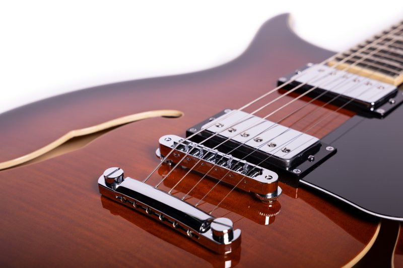Washburn SH35TS Wing Series Semi Hollow Electric Guitar. Tobacco Sunburst (SH35TS-U) | Musician Madness
