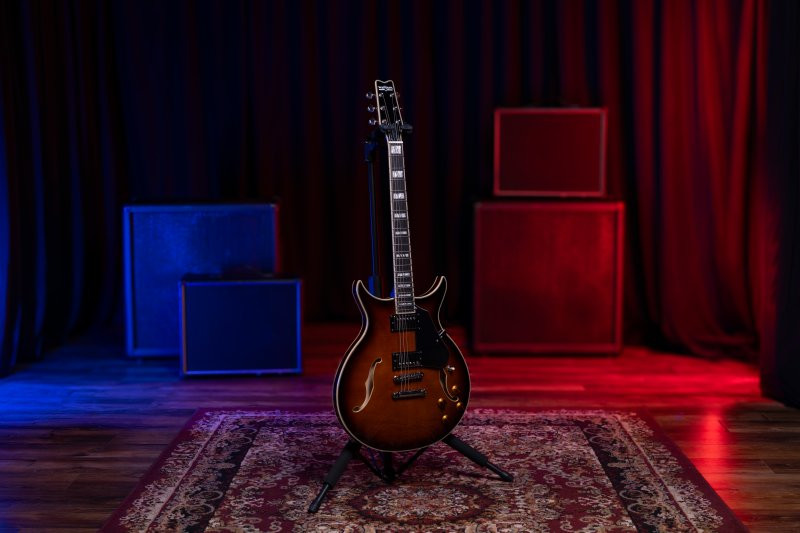 Washburn SH35TS Wing Series Semi Hollow Electric Guitar. Tobacco Sunburst (SH35TS-U) | Musician Madness