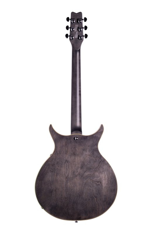 Washburn SH35TB Wing Series Semi Hollow Electric Guitar. Trans Black (SH35TB-U) | Musician Madness