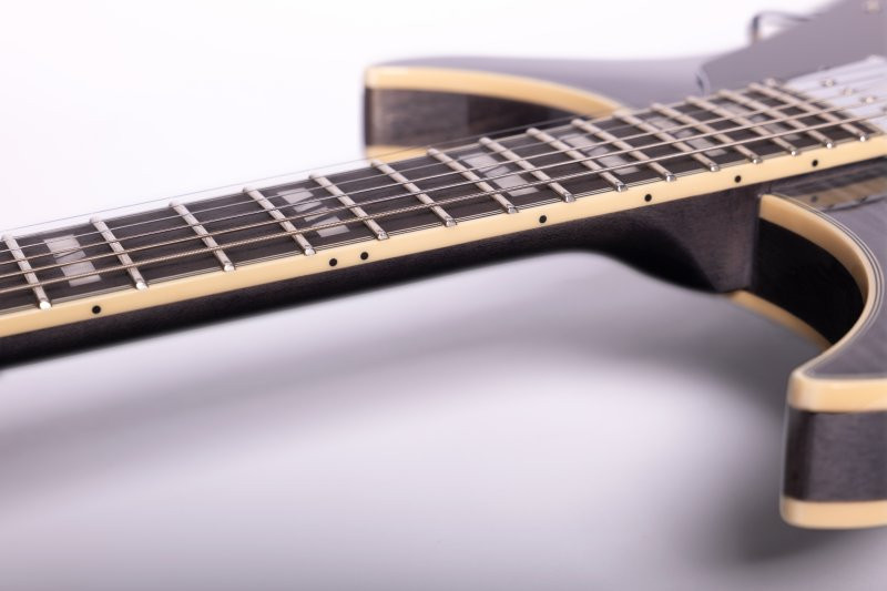 Washburn SH35TB Wing Series Semi Hollow Electric Guitar. Trans Black (SH35TB-U) | Musician Madness
