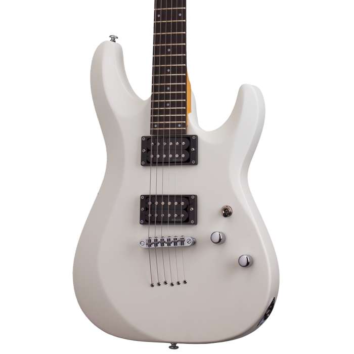 Schecter C-6 Deluxe Electric Guitar - Satin White (432) | Musician Madness