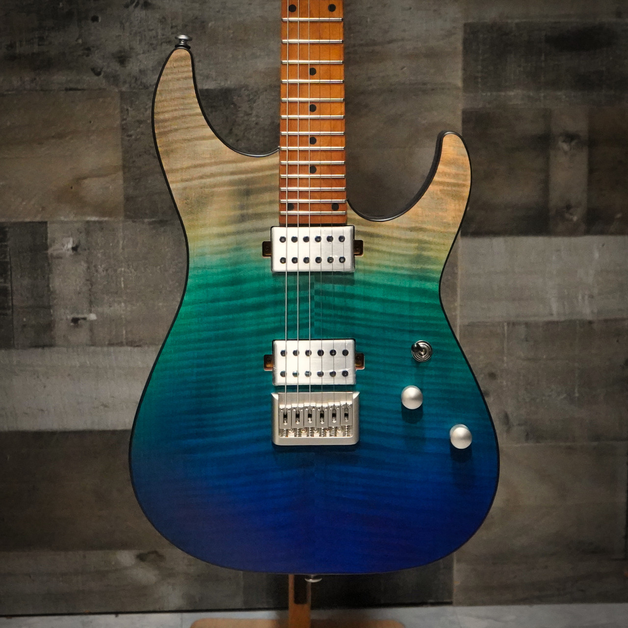 Schecter C-1 Standard Plus Guitar - Blue Fade (3937) | Musician Madness
