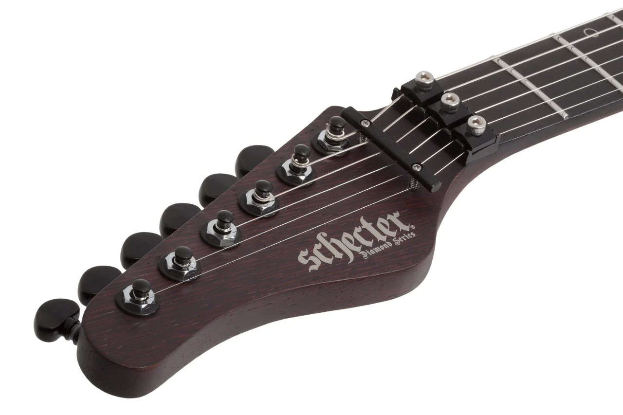 Schecter Sun Valley Super Shredder FR Left Hand Guitar Black Limba - Natural Satin (1267) | Musician Madness
