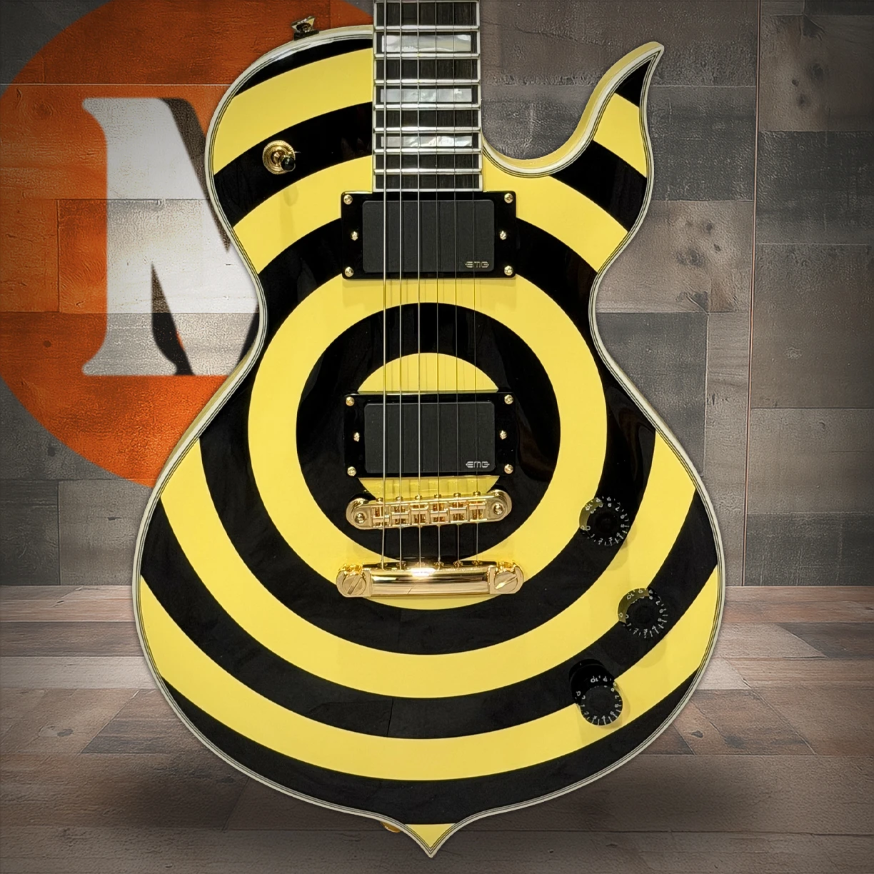 Schecter Wylde Audio Odin Grail 6 String Electric Guitar - Genesis Bullseye (4513) | Musician Madness