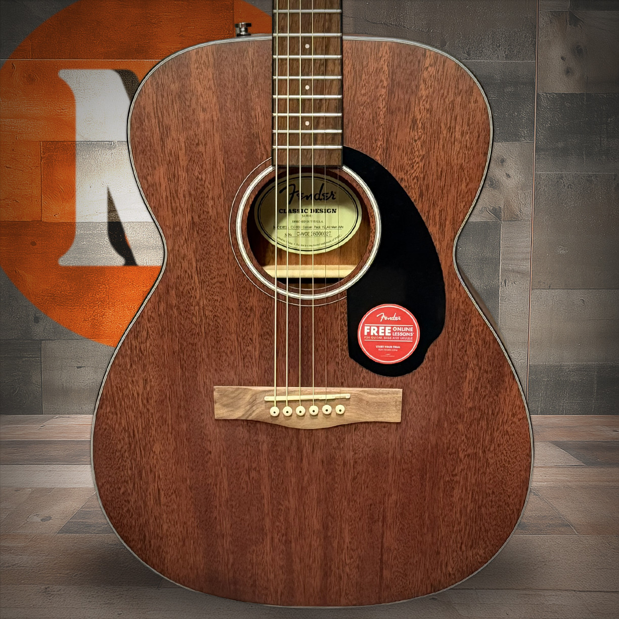 Fender CC-60S Concert Pack V2, All-Mahogany | Musician Madness