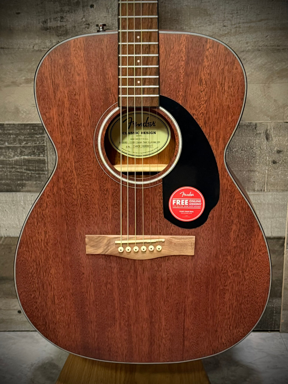 Fender CC-60S Concert Pack V2, All-Mahogany | Musician Madness