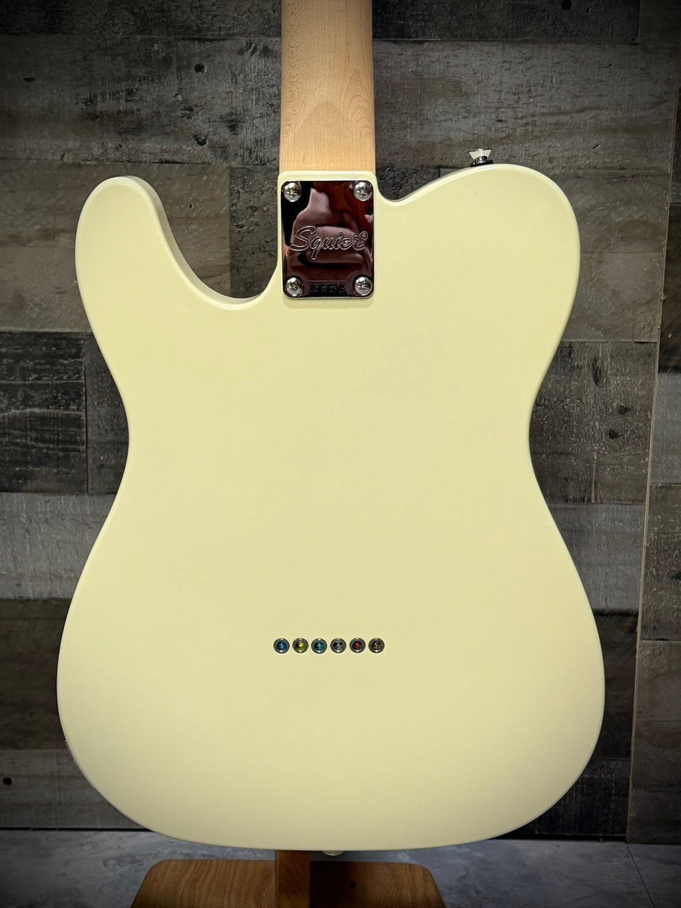 Squier Affinity Series Telecaster Thinline - Laurel Fingerboard - Black Pickguard - Olympic White | Musician Madness