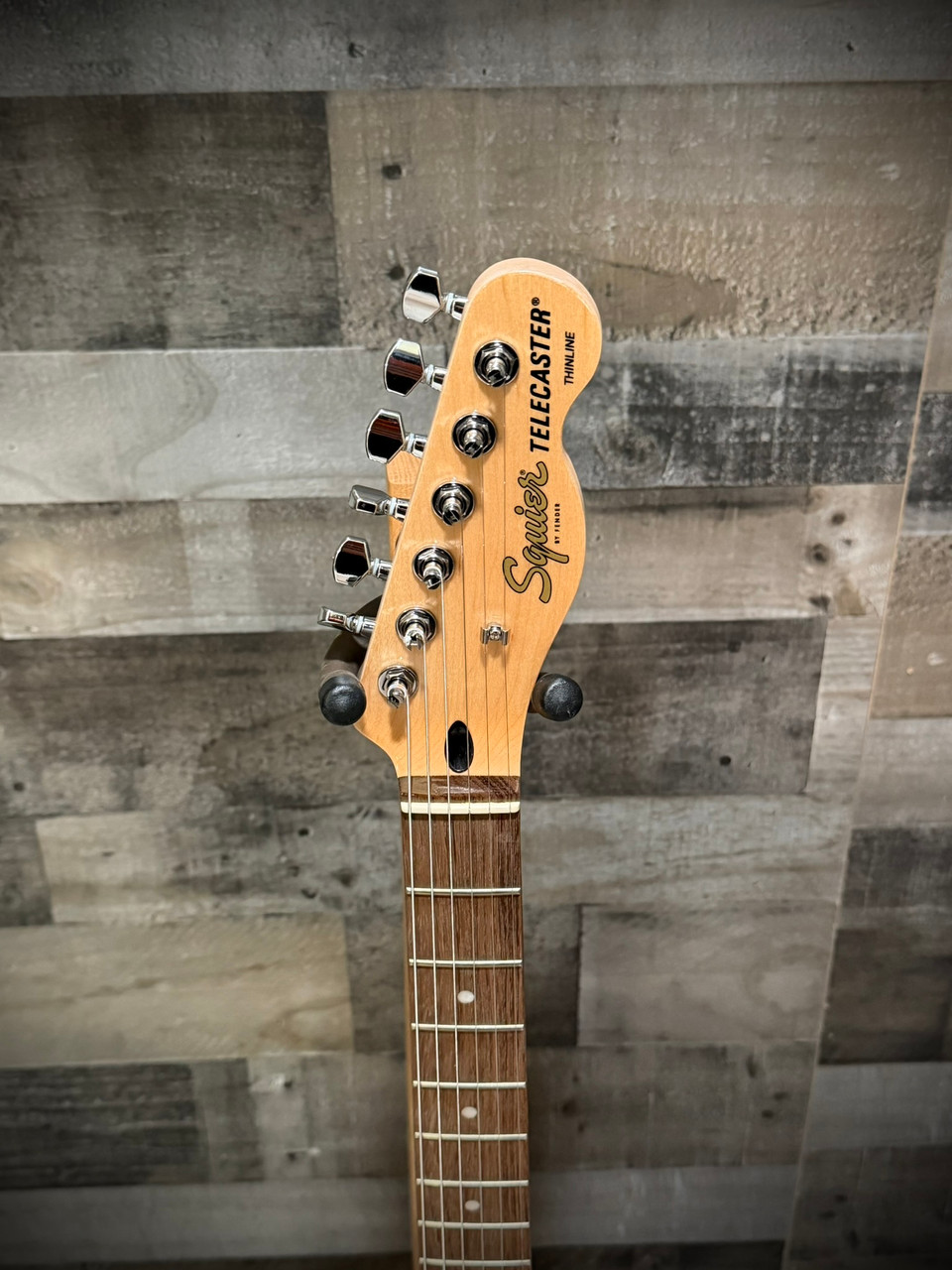 Squier Affinity Series Telecaster Thinline - Laurel Fingerboard - Black Pickguard - Olympic White | Musician Madness