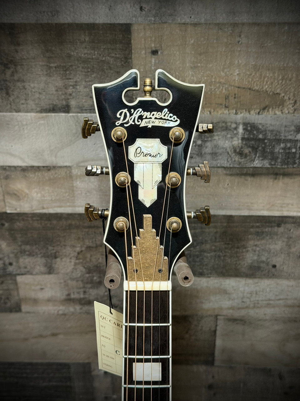 D'Angelico Gramercy Grand Auditorium Acoustic Guitar - Iced Tea Burst Open Box (DAPG200ITBAPS)