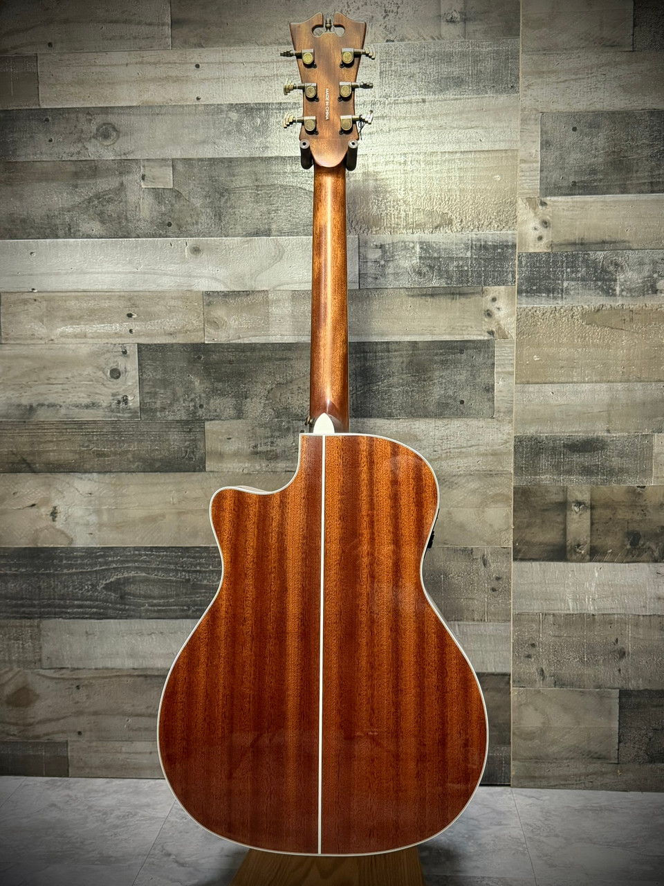 D'Angelico Gramercy Grand Auditorium Acoustic Guitar - Iced Tea Burst Open Box (DAPG200ITBAPS)