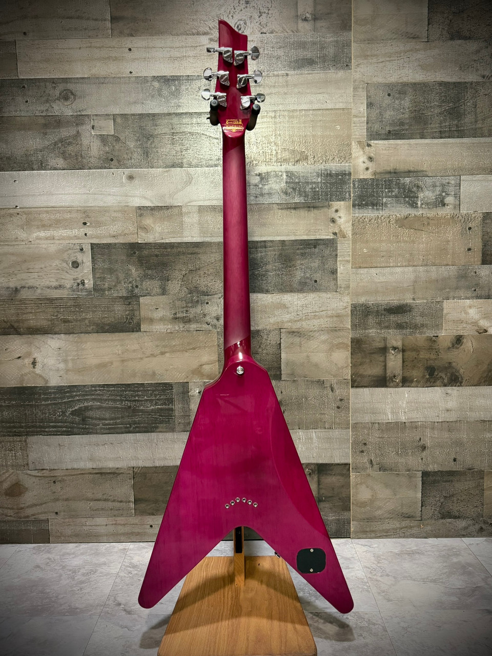 Schecter V-1 Custom Electric Guitar - Trans Purple (654