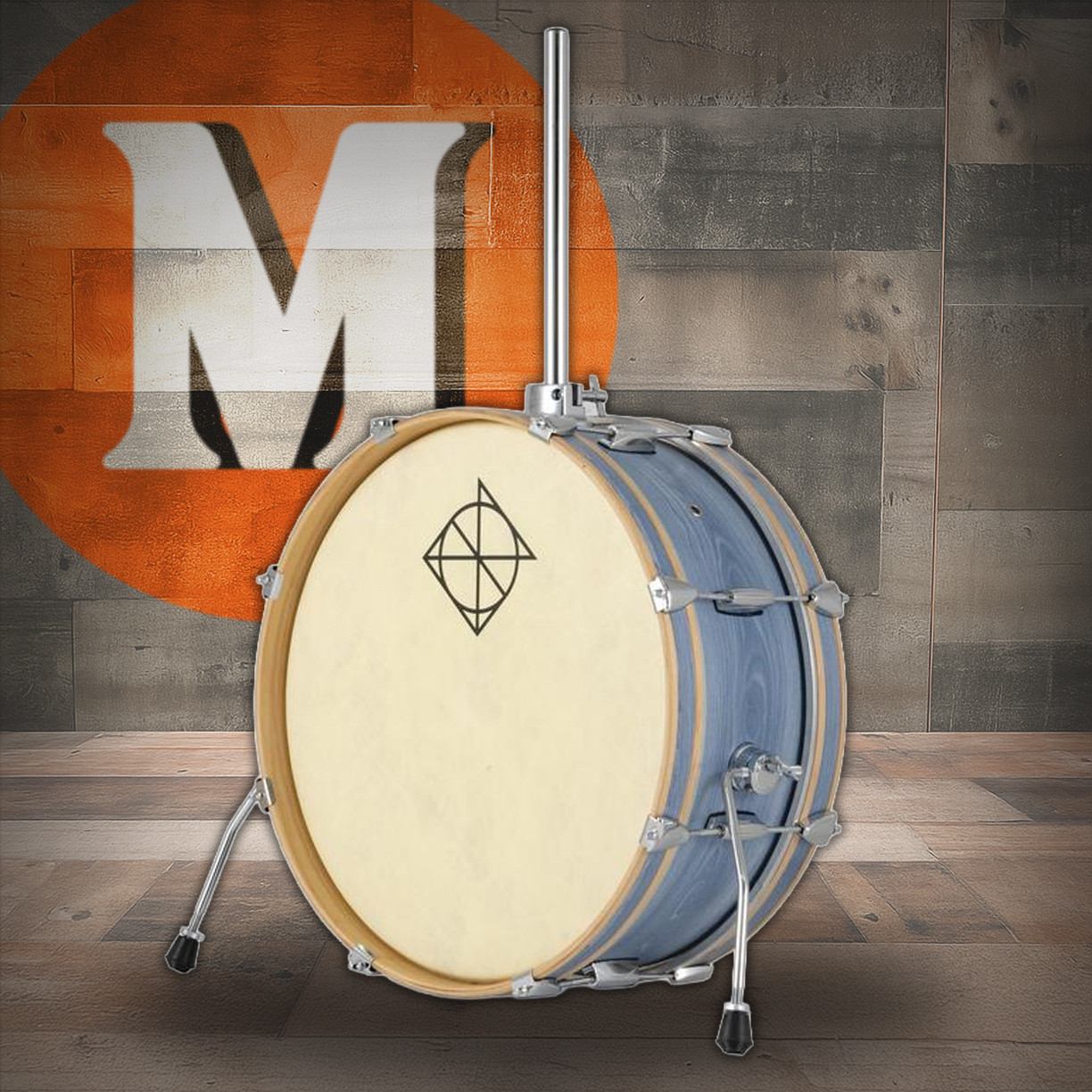 Dixon Little Roomer 7 x 20 Bass Drum Cerulean Frost (PDZL0720CF) | Musician Madness