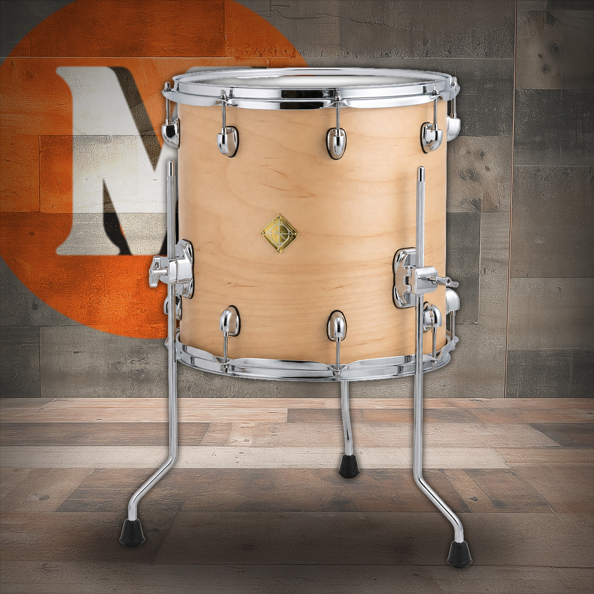 Dixon Cornerstone Classic 16 x 16 MSP Floor Tom Natural (PDFCSTC1616SN) | Musician Madness