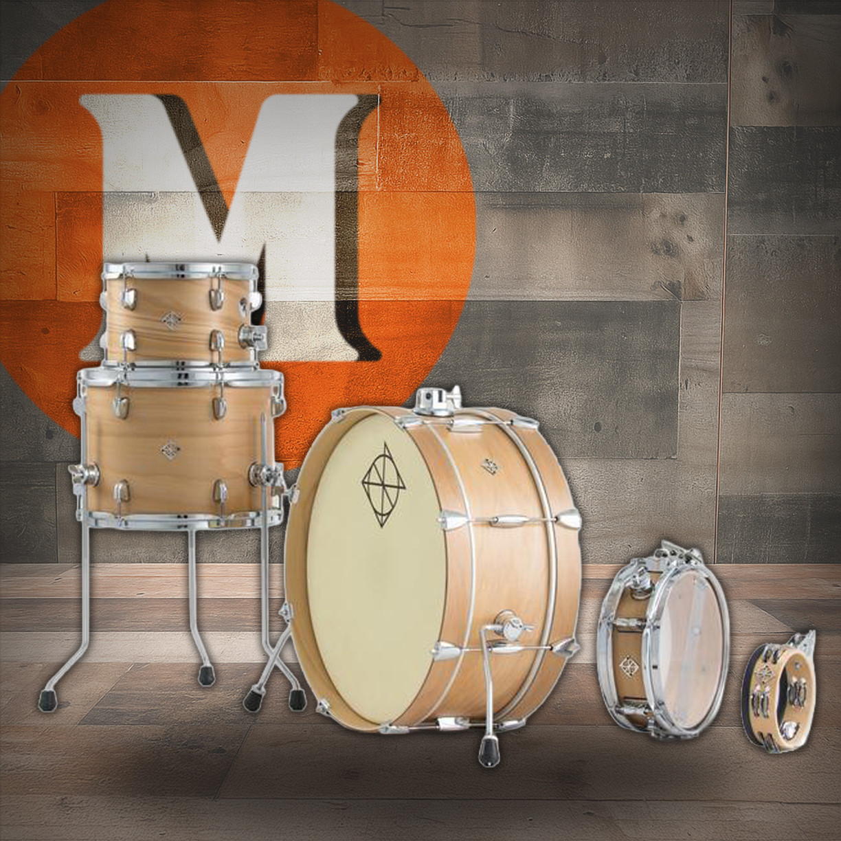 Dixon Little Roomer 520 Shell Pack Natural (L520SN) | Musician Madness