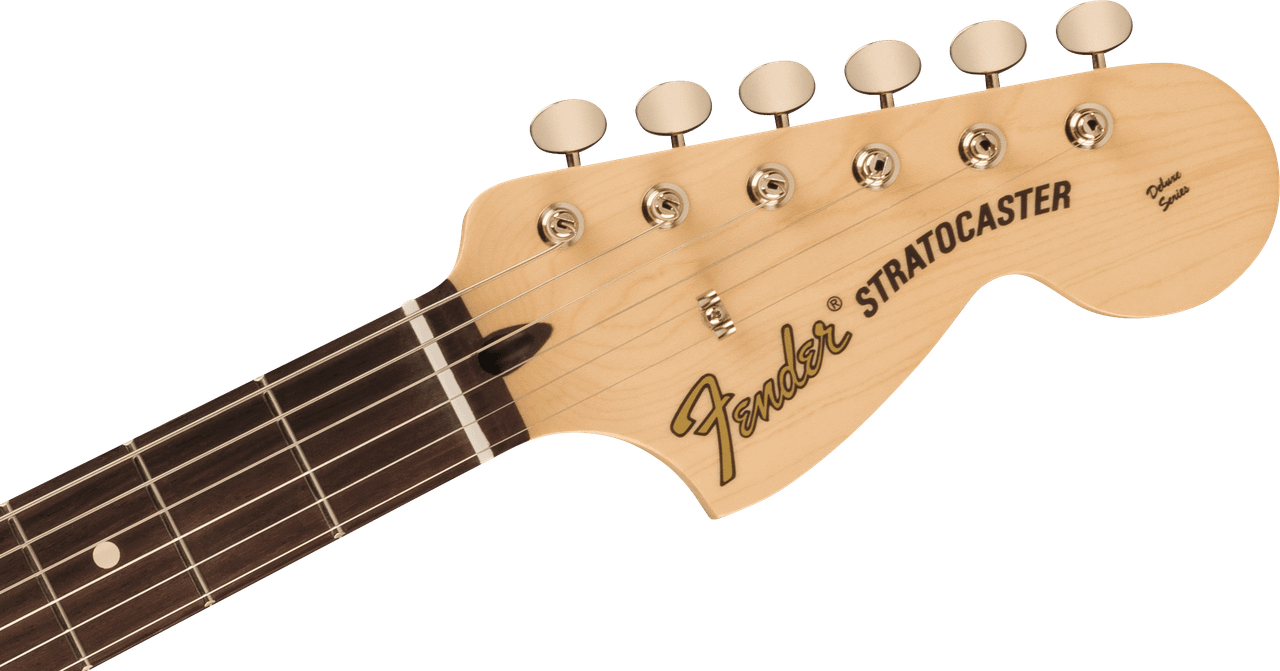 Fender Tom DeLonge Stratocaster Rosewood Fingerboard - Black Picks & Strap Bundle | Musician Madness