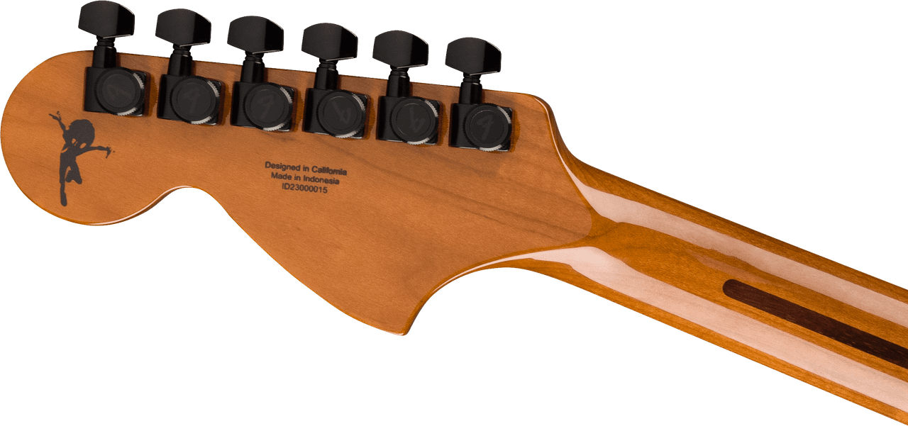 Fender Tom DeLonge Starcaster Rosewood Fingerboard, Black Hardware, Satin Shell Pink | Musician Madness
