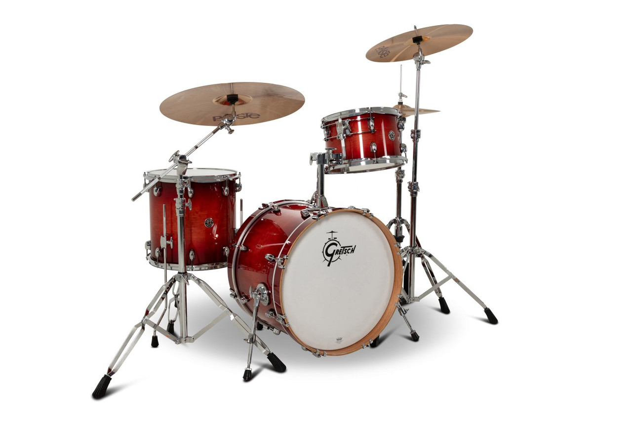 Gretsch Catalina Club 3pc Shell Pack - Gloss Crimson Burst (CC2-J403) | Musician Madness